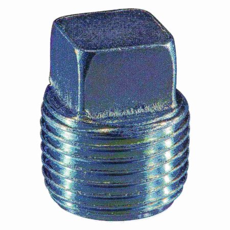 MIDWEST FASTENER 1/2IP Steel Square Pipe Plugs 2PK 930644